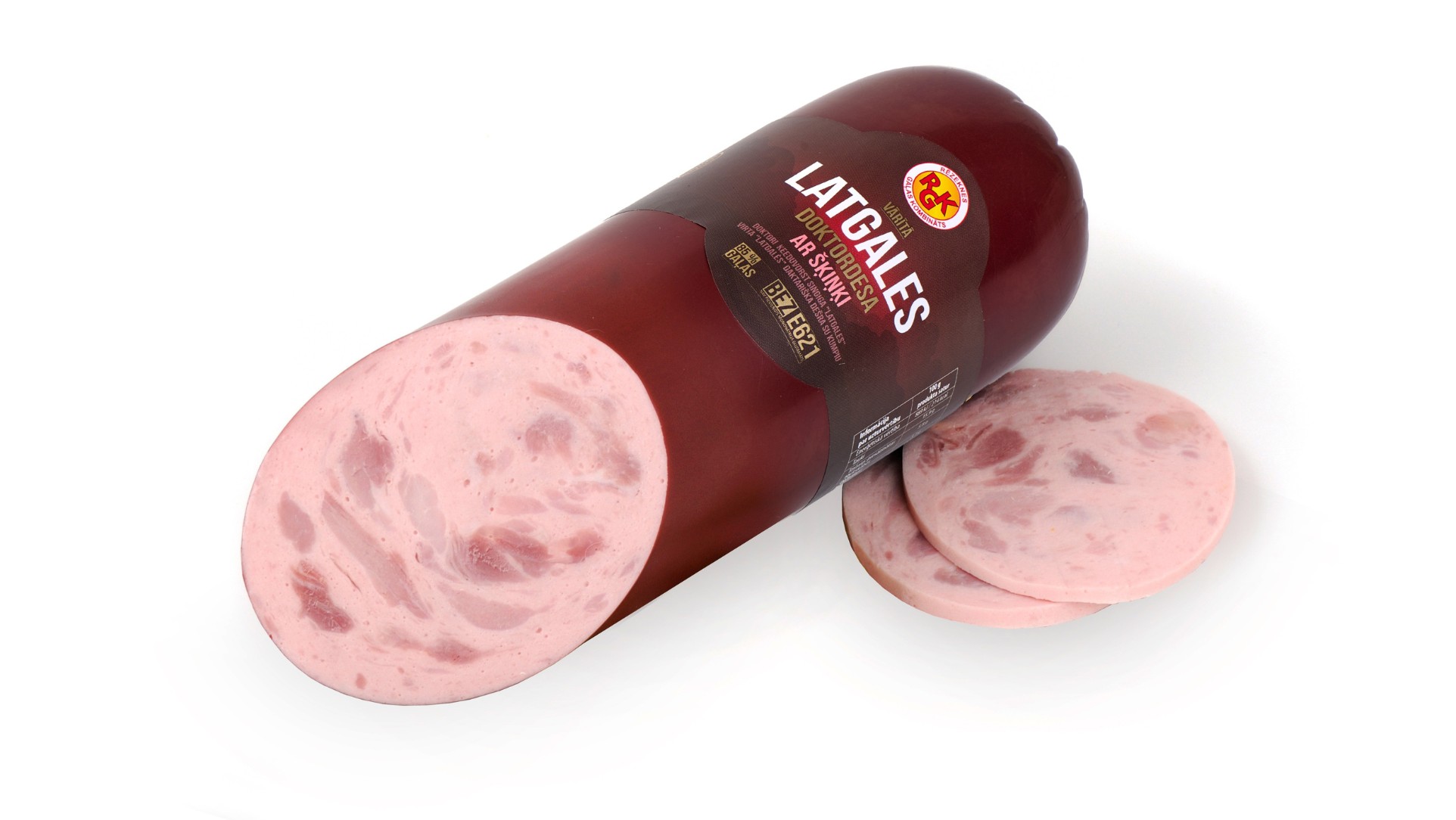 Докторская колбаса с ветчиной "Latgales"