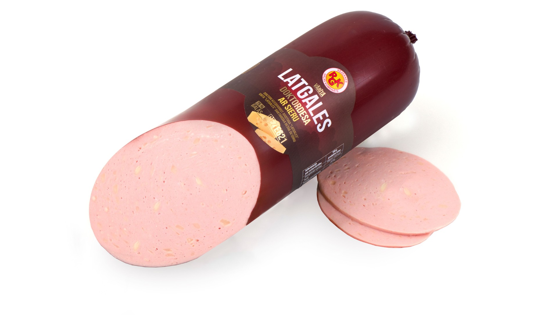 Докторская колбаса с сыром "Latgales"